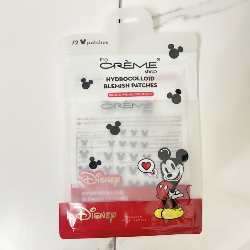 NEW The Creme Shop x Disney, Set of 3 Hydrocolloid Blemish Patches - 72 Count
